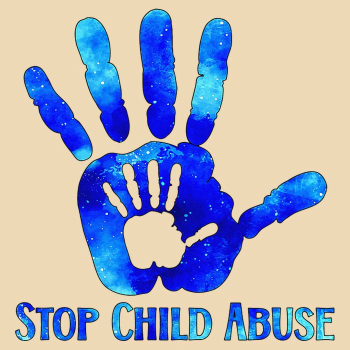 Blue Messy Bun Black  Child Abuse Prevention Awareness Zip Tote Bag