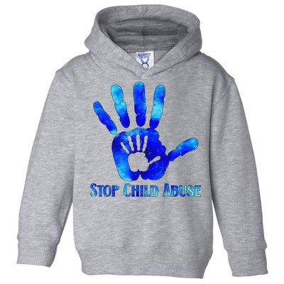 Blue Messy Bun Black  Child Abuse Prevention Awareness Toddler Hoodie