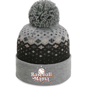 Baseball Mom Baseball Lover Women The Baniff Cuffed Pom Beanie