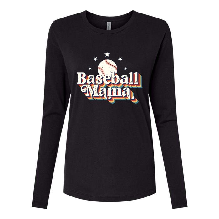 Baseball Mom Baseball Lover Women Womens Cotton Relaxed Long Sleeve T-Shirt