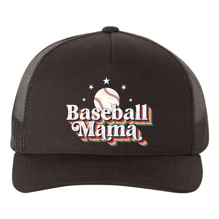 Baseball Mom Baseball Lover Women Yupoong Adult 5-Panel Trucker Hat