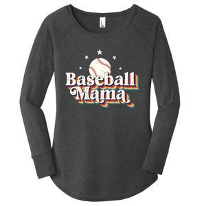 Baseball Mom Baseball Lover Women Women's Perfect Tri Tunic Long Sleeve Shirt