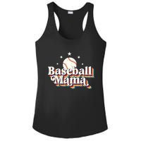 Baseball Mom Baseball Lover Women Ladies PosiCharge Competitor Racerback Tank