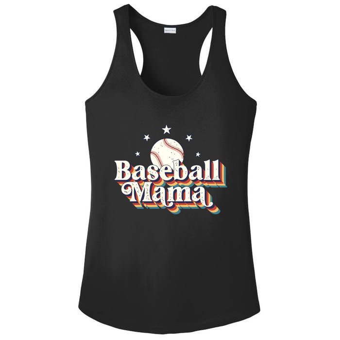 Baseball Mom Baseball Lover Women Ladies PosiCharge Competitor Racerback Tank