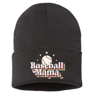 Baseball Mom Baseball Lover Women Sustainable Knit Beanie