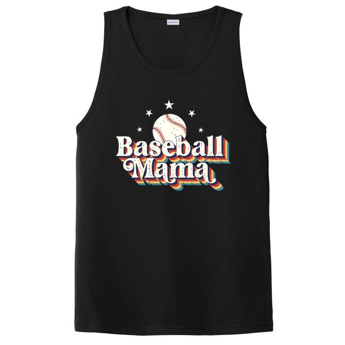 Baseball Mom Baseball Lover Women PosiCharge Competitor Tank