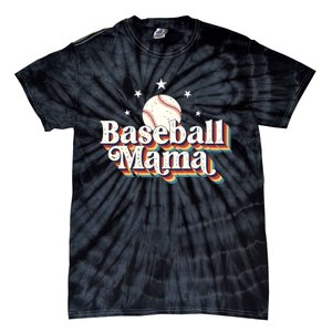 Baseball Mom Baseball Lover Women Tie-Dye T-Shirt