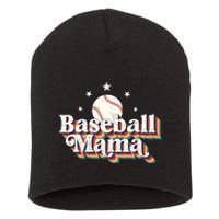 Baseball Mom Baseball Lover Women Short Acrylic Beanie