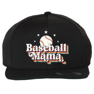 Baseball Mom Baseball Lover Women Wool Snapback Cap