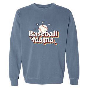 Baseball Mom Baseball Lover Women Garment-Dyed Sweatshirt