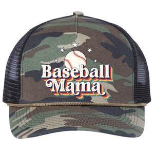 Baseball Mom Baseball Lover Women Retro Rope Trucker Hat Cap