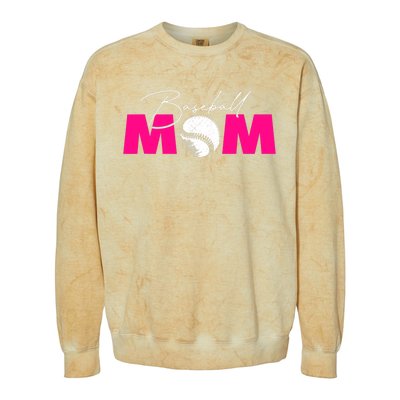 Baseball Mom Colorblast Crewneck Sweatshirt