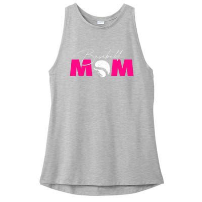 Baseball Mom Ladies PosiCharge Tri-Blend Wicking Tank