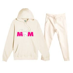 Baseball Mom Premium Hooded Sweatsuit Set