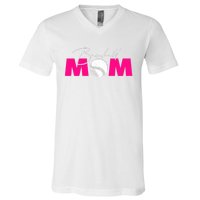 Baseball Mom V-Neck T-Shirt