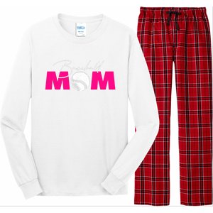 Baseball Mom Long Sleeve Pajama Set