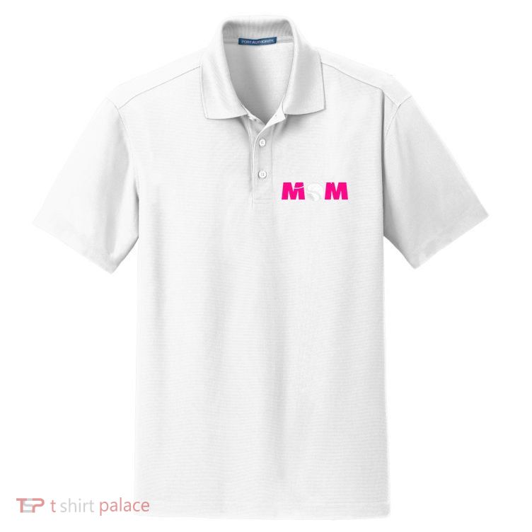 Baseball Mom Dry Zone Grid Polo