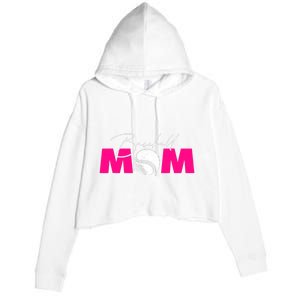 Baseball Mom Crop Fleece Hoodie