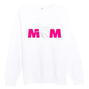 Baseball Mom Premium Crewneck Sweatshirt