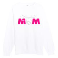 Baseball Mom Premium Crewneck Sweatshirt