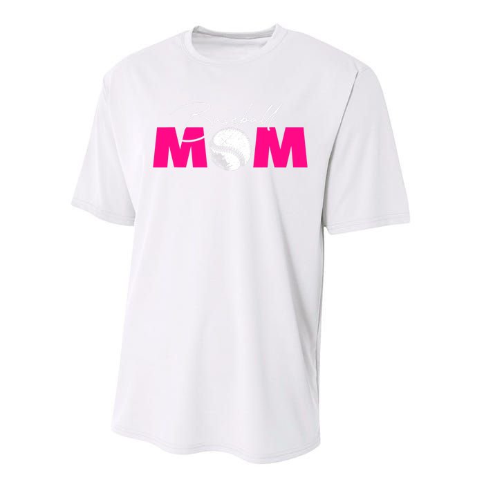 Baseball Mom Performance Sprint T-Shirt