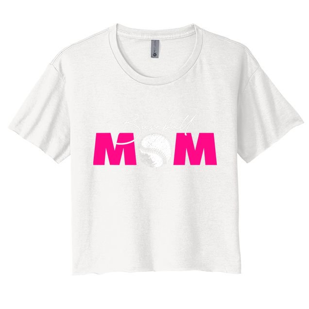Baseball Mom Crop Top