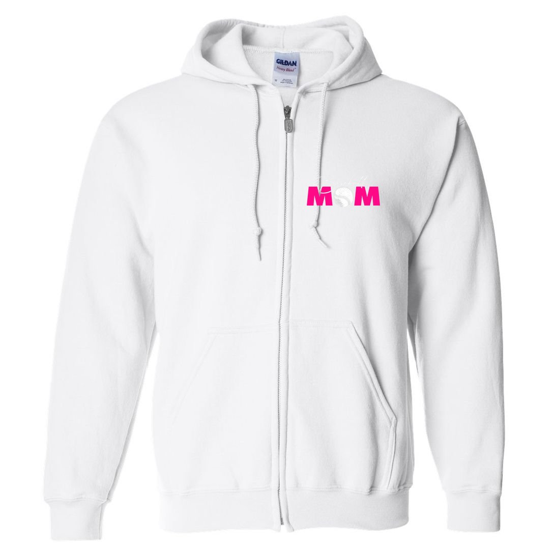 Baseball Mom Full Zip Hoodie