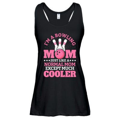 Bowling Mom Bowler Funny Gift Bowling Team Novelty Gift Ladies Essential Flowy Tank