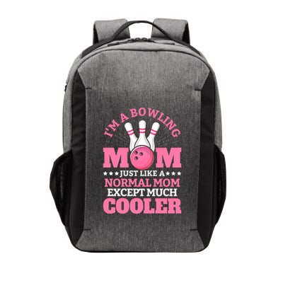 Bowling Mom Bowler Funny Gift Bowling Team Novelty Gift Vector Backpack