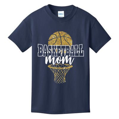 Basketball Mom Basket Hoop Kids T-Shirt
