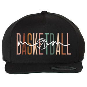 Basketball Mom Basketball Mama Cute Mom Life Basketball Wool Snapback Cap