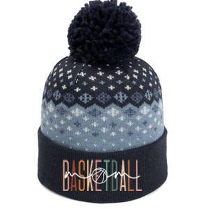 Basketball Mom Basketball Mama Cute Mom Life Basketball The Baniff Cuffed Pom Beanie