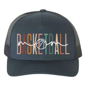 Basketball Mom Basketball Mama Cute Mom Life Basketball Yupoong Adult 5-Panel Trucker Hat