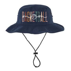 Basketball Mom Basketball Mama Cute Mom Life Basketball Legacy Cool Fit Booney Bucket Hat