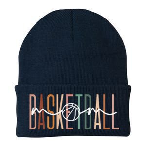 Basketball Mom Basketball Mama Cute Mom Life Basketball Knit Cap Winter Beanie