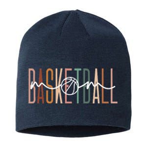 Basketball Mom Basketball Mama Cute Mom Life Basketball Sustainable Beanie