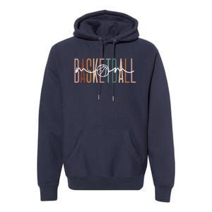 Basketball Mom Basketball Mama Cute Mom Life Basketball Premium Hoodie