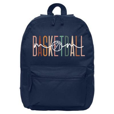 Basketball Mom Basketball Mama Cute Mom Life Basketball 16 in Basic Backpack