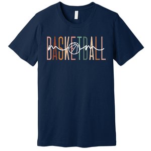 Basketball Mom Basketball Mama Cute Mom Life Basketball Premium T-Shirt