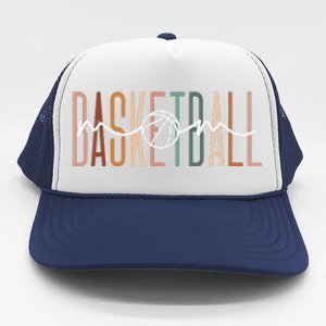 Basketball Mom Basketball Mama Cute Mom Life Basketball Trucker Hat