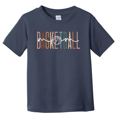 Basketball Mom Basketball Mama Cute Mom Life Basketball Toddler T-Shirt