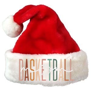 Basketball Mom Basketball Mama Cute Mom Life Basketball Premium Christmas Santa Hat