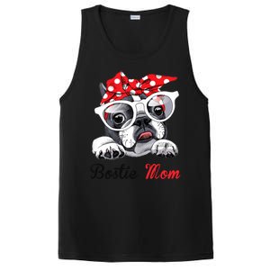 Bostie Mom Boston Terrier Dogs Lovers Funny PosiCharge Competitor Tank