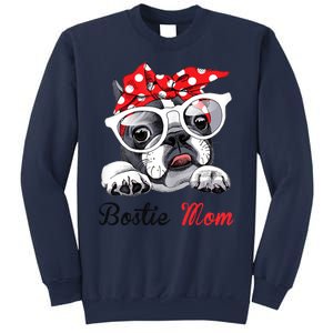 Bostie Mom Boston Terrier Dogs Lovers Funny Sweatshirt