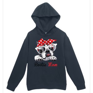 Bostie Mom Boston Terrier Dogs Lovers Funny Urban Pullover Hoodie