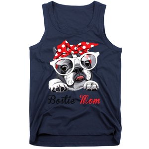 Bostie Mom Boston Terrier Dogs Lovers Funny Tank Top