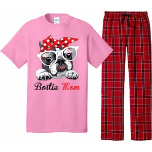 Bostie Mom Boston Terrier Dogs Lovers Funny Pajama Set