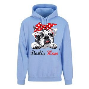 Bostie Mom Boston Terrier Dogs Lovers Funny Unisex Surf Hoodie