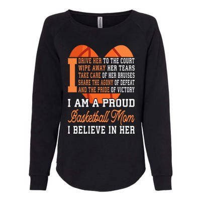 Basketball Mom Womens California Wash Sweatshirt