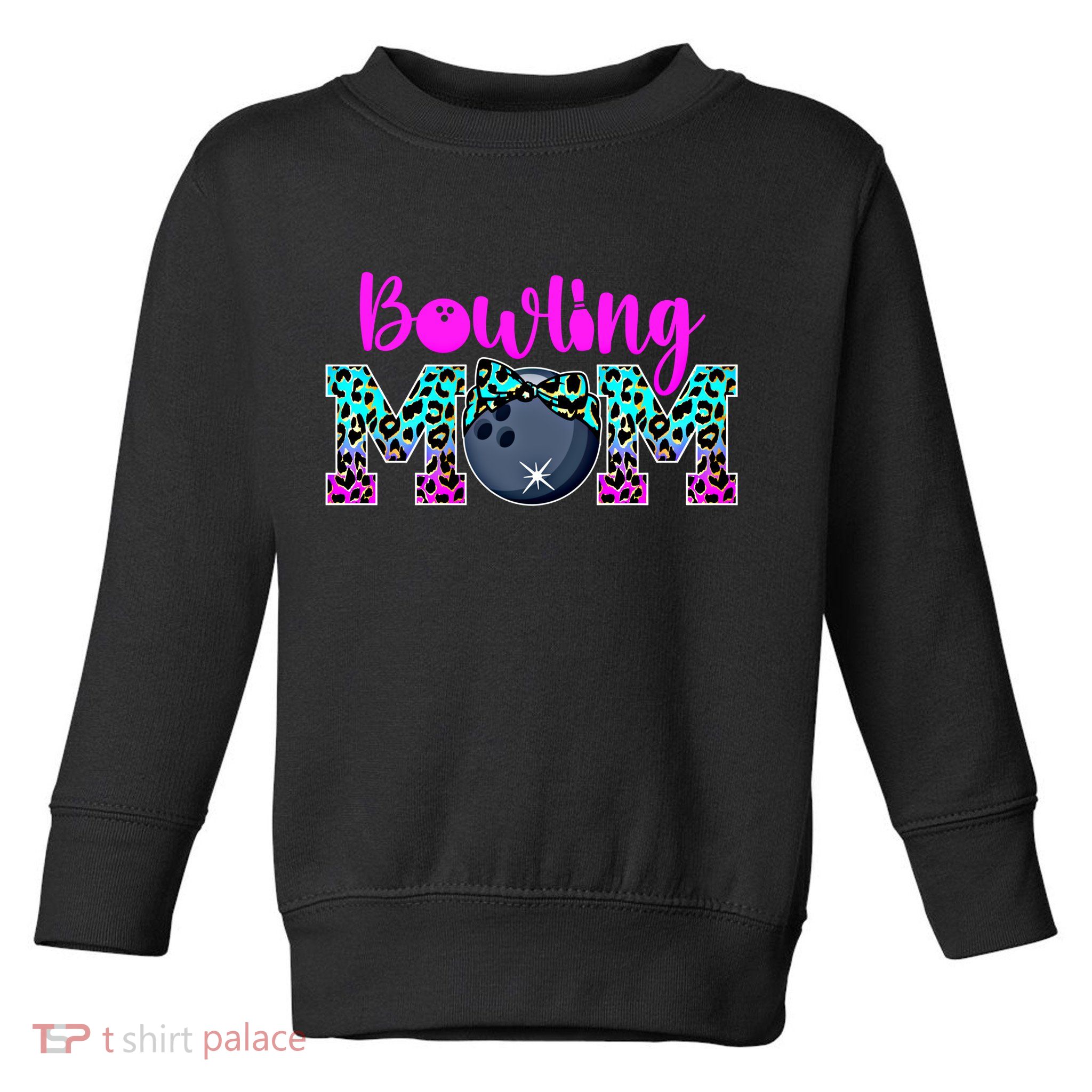 Bowling Mom Bowling Mama Of A Bowler Mother Funny Gift Toddler Sweatshirt